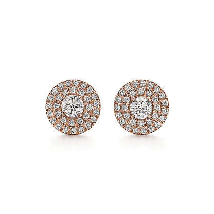 T Soleste Diamonds White Gold Earrings