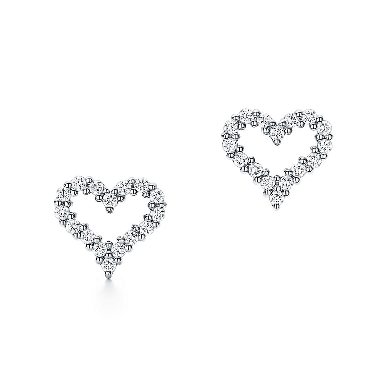 T Heart Diamonds Earrings