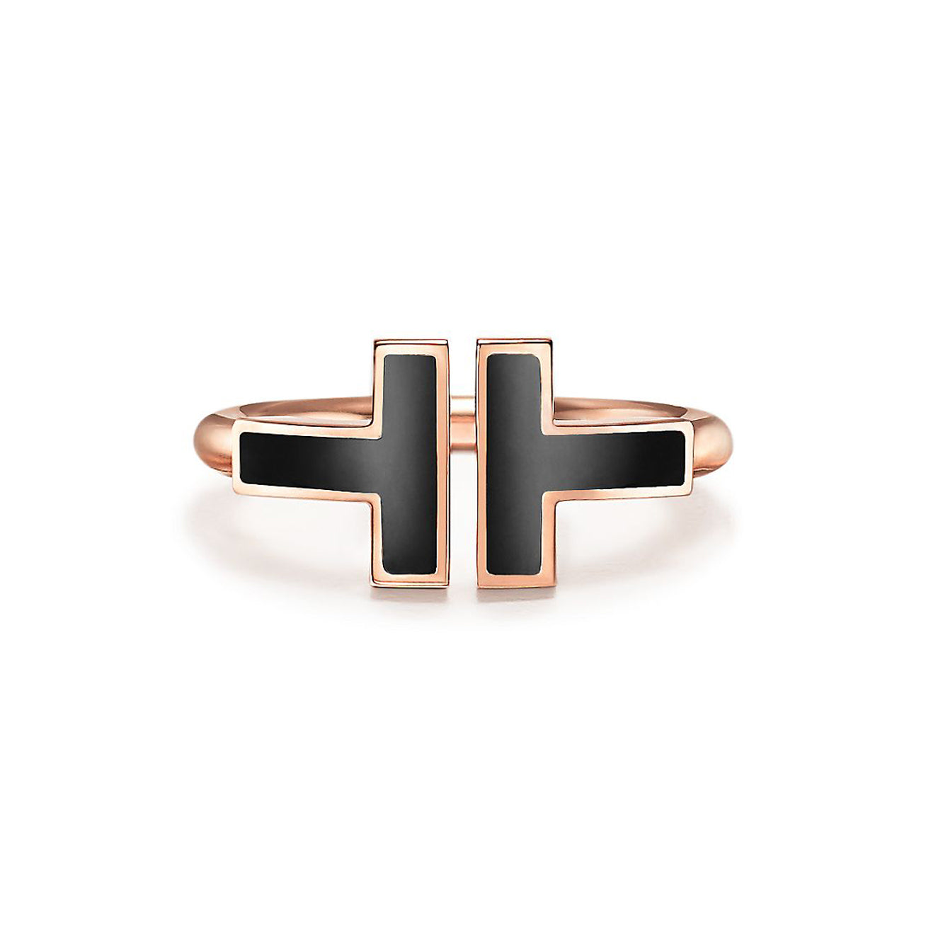 T Black Onyx Wire Ring