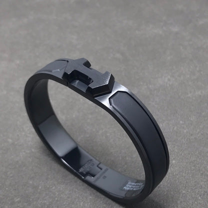 Super H Black Bracelet