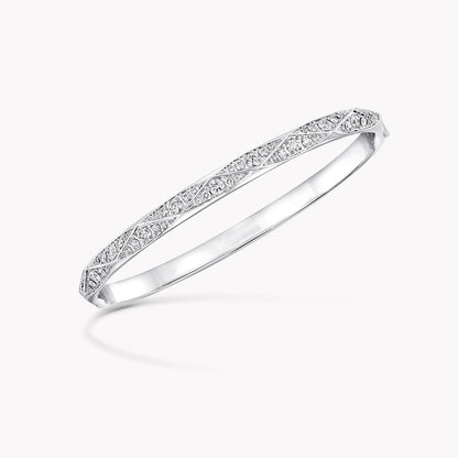 Laurence  Signature Pavé Diamond Bangle