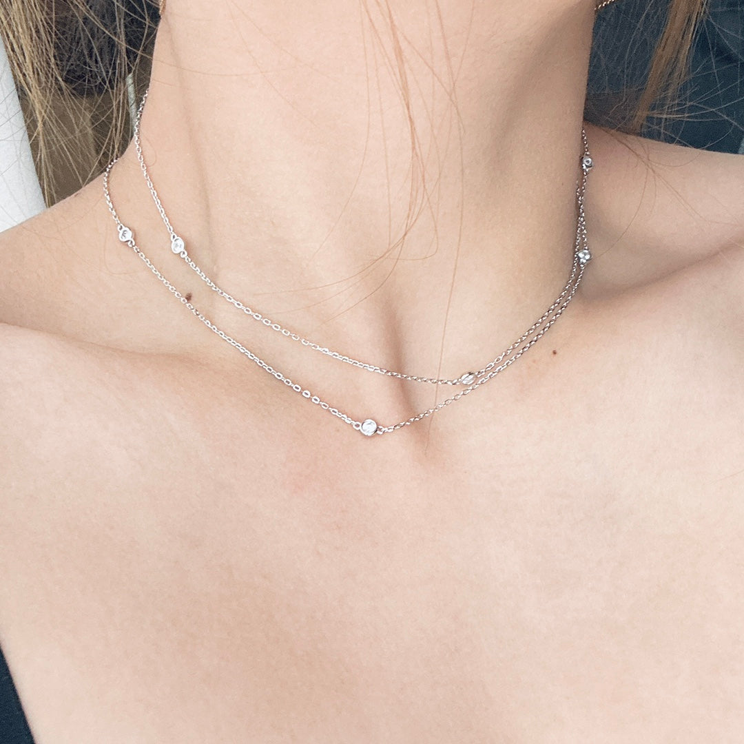 T Elsa Peretti Diamonds By The Yard Necklace