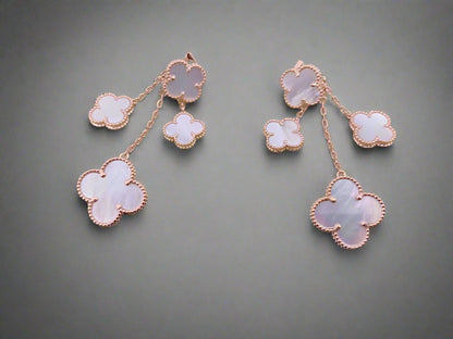 Magic Alhambra Four Motifs Earrings