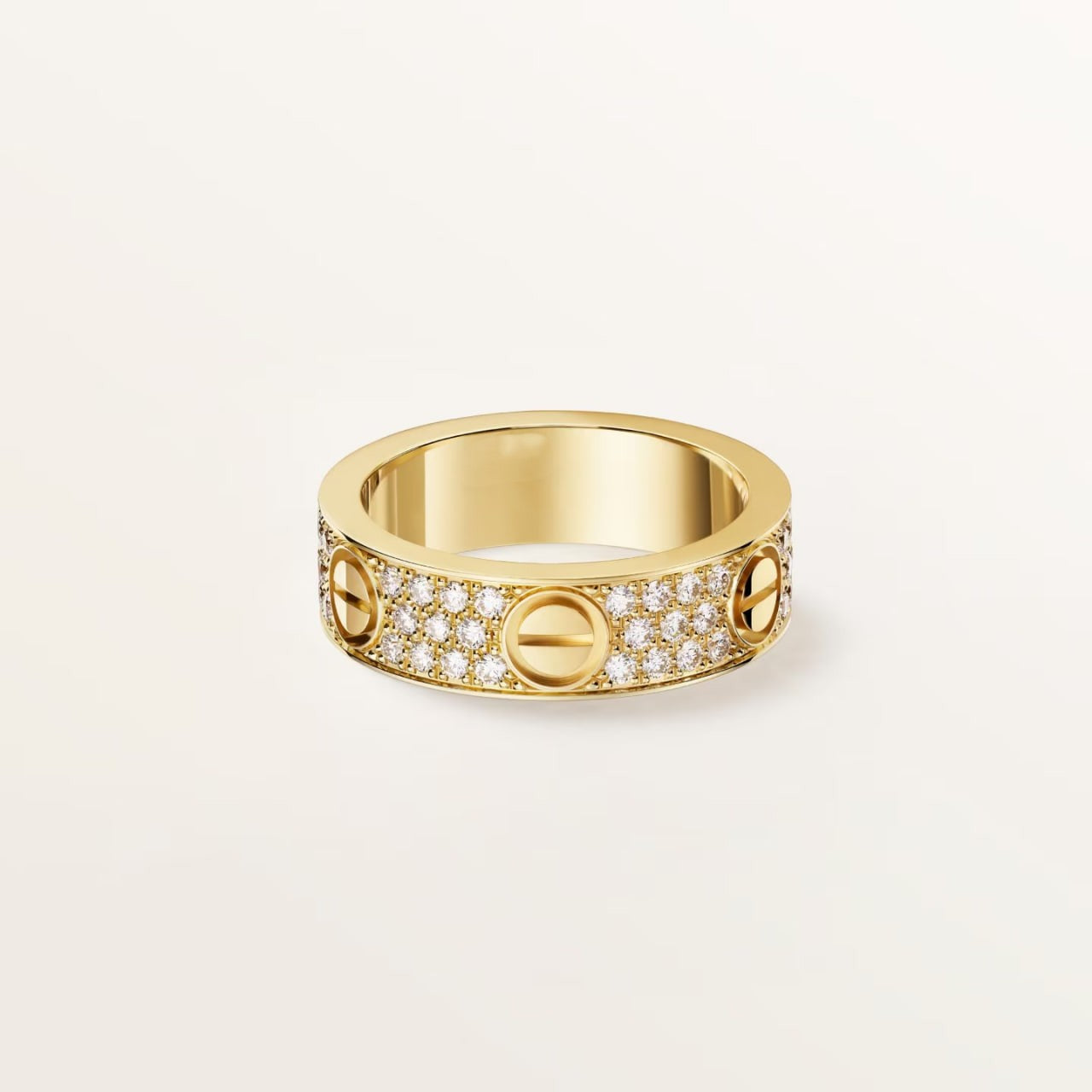 Love Diamond-Paved 5.5mm Ring