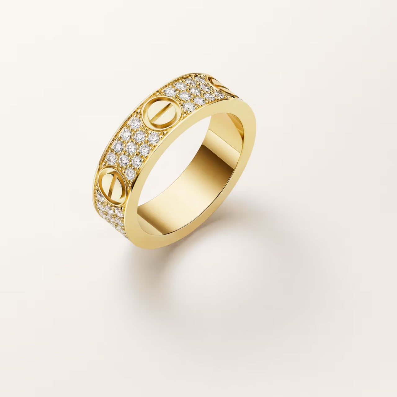Love Diamond-Paved 5.5mm Ring