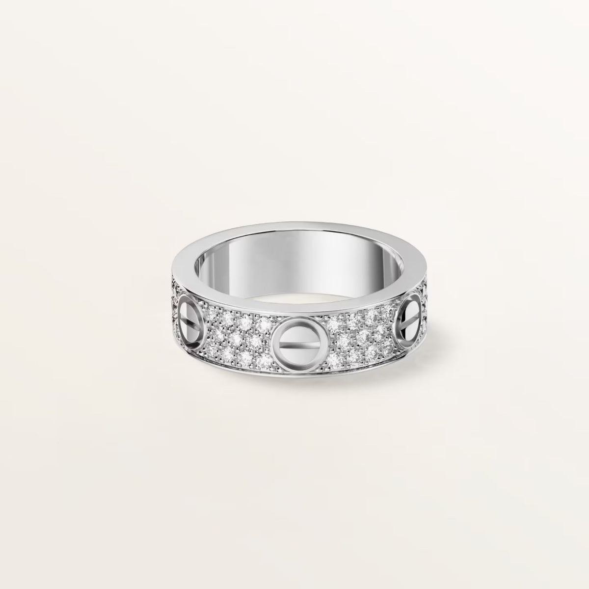 Love Diamond-Paved 5.5mm Ring