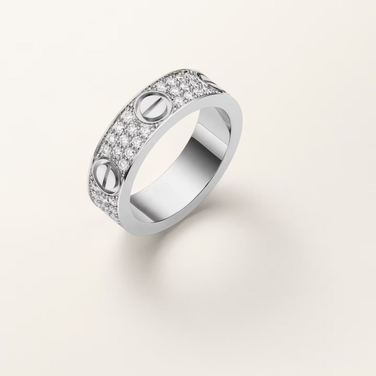 Love Diamond-Paved 5.5mm Ring