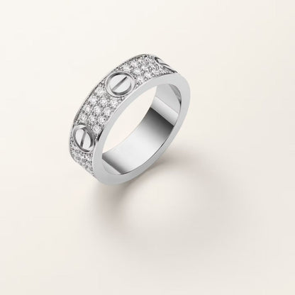 Love Diamond-Paved 5.5mm Ring