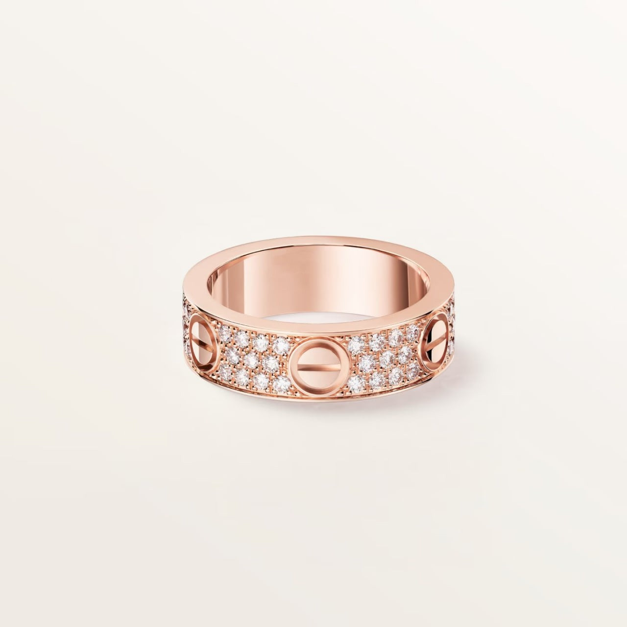 Love Diamond-Paved 5.5mm Ring