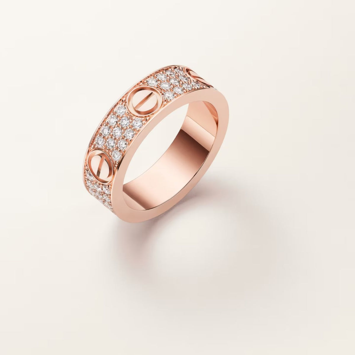 Love Diamond-Paved 5.5mm Ring