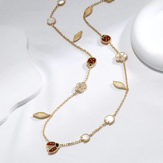 LUCKY SPRING 15 MOTIFS NECKLACE